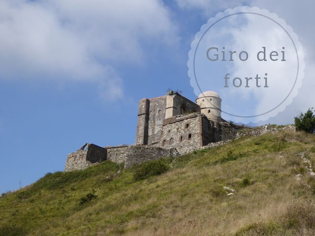 Giro dei forti di Genova da forte diamante a Forte Sperone: forte diamante