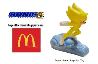 McDonalds Sonic Toys 2022 Yellow Surprise Toy Supersonic