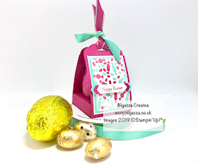 InspireINK Blog Hop Nigezza Creates Stampin Up How Sweet it is Easter Egg Box