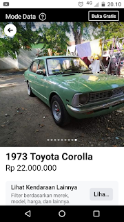 Jual Mobil Klasik Corolla Astuti 73