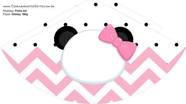 Panda Baby in Pink Chevron: Free Party Printables.