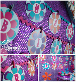 peace party banner, daisy banner, peace party decor