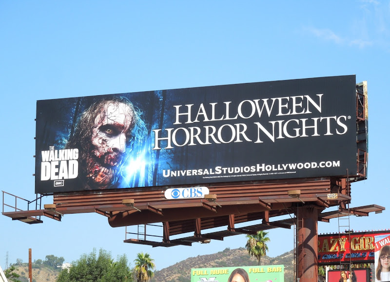 Walking Dead Halloween Horror Nights billboard