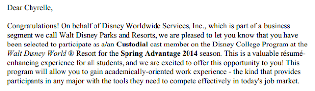 disney college program role offer 