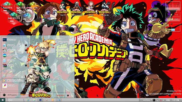 Boku no Hero Academia Theme Win 8/8.1 by Enji Riz Lazuardi