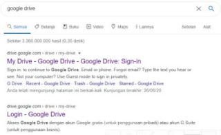 cara menggunakan google drive di laptop