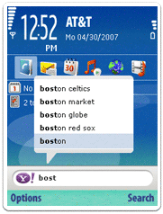 Yahoo! oneSearch for Nokia Series60