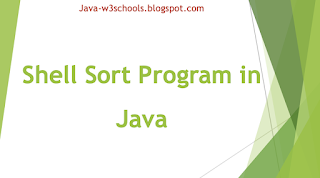 Java Program To Shell Sort - Step by Step