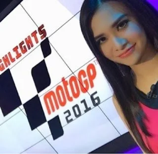 kumpulan foto maria vania host / presenter moto gp 2016