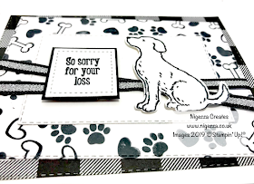 Nigezza Creates Dog Sympathy Card Using Stampin' Up!® Happy Tails