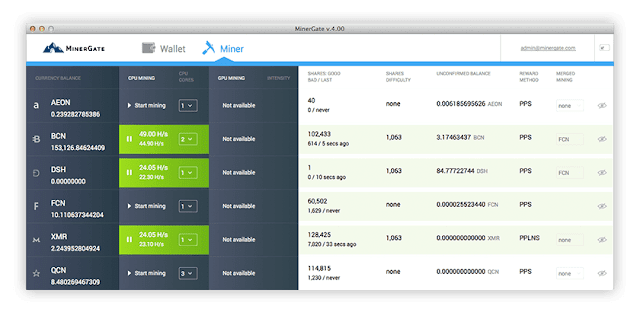 Cara mining dengan komputer pribadi menggunakan minergate, serta keunggulan dan kelemahannya, cara withdraw bitcoin atau altcoin di minergate