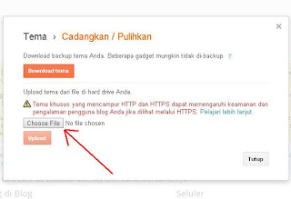 Cara Mengganti Template Blog Hasil Download