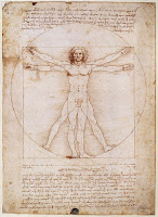 El hombre de Vitruvio (Leonardo Da Vinci)