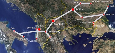 Map of Corridor 8