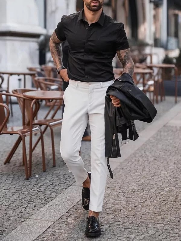 Men S Half Sleeves Shirts Styling Guide Outfit Ideas Tiptopgents Men S Half Sleeves Shirts Styling Guide Outfit Ideas Tiptopgents