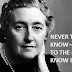 Never tell all you know by Agatha Christie