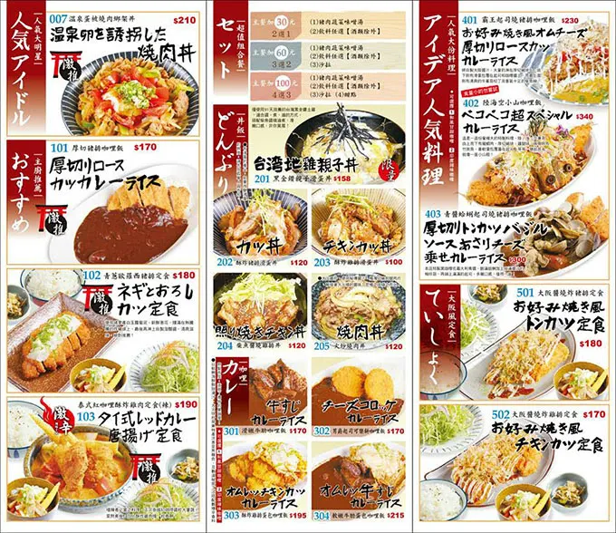 咕嚕咕嚕家菜單