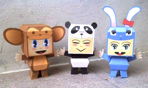 Kiddo Costume Paper Toys