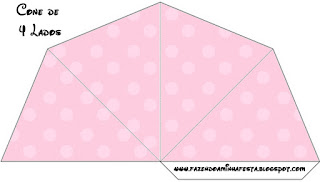 Pink with Pink Polka Dots: Free Printable Cones.