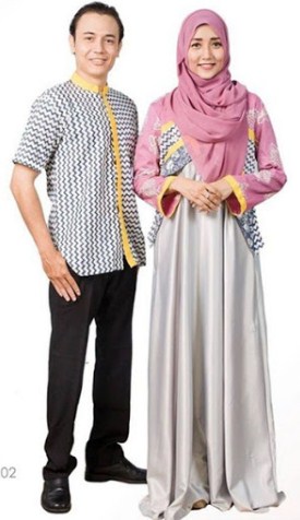 30 Contoh Model Baju Muslim Couple Terbaru 2019