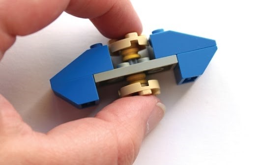 DIY homemade fidget spinner made of legos