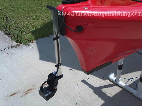 Palmetto Kayak Fishing: DIY Kayak Transducer Arm for the 2012 