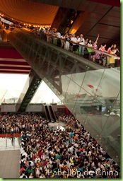 Visitantes en el Pabellón de China en la Expo 2010 Shanghái