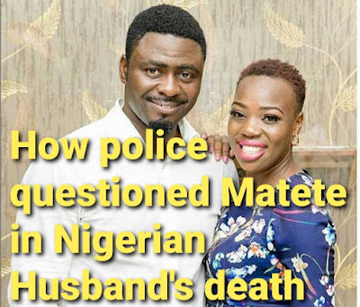 Ruth Matete questioned by police in husbands death