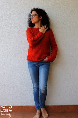 Not 2 late to craft: Jersey multi de Luymou / Luymou's "multi" sweater