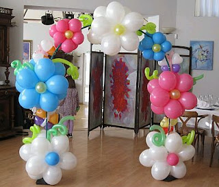 Decoracion de Fiestas Infantiles con Flores, Salones, parte 1