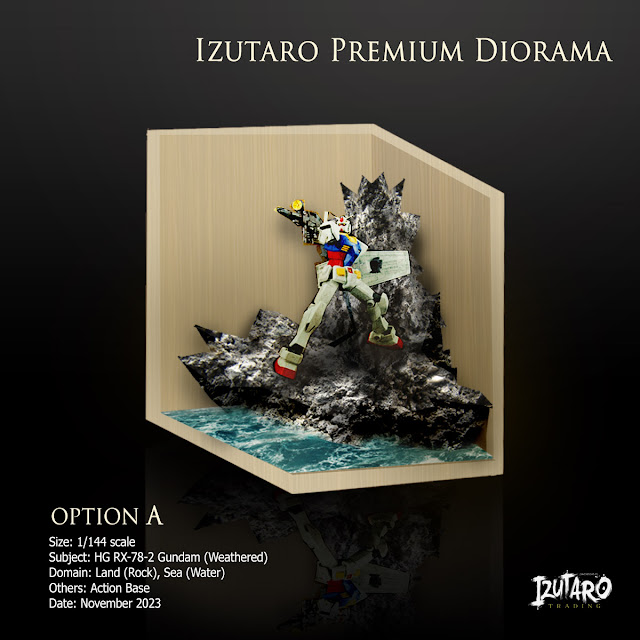 Izutaro Gunpla Diorama Design for Commission Work