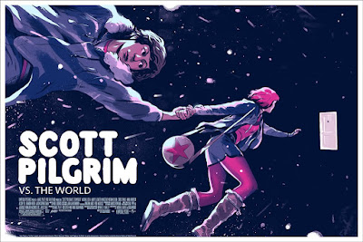 Scott Pilgrim vs. The World Movie Poster Screen Print by Sam Bosma x Mondo