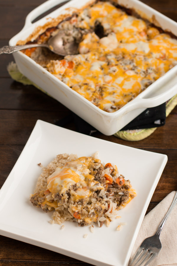 your recipes: cheesy ground beef casserole