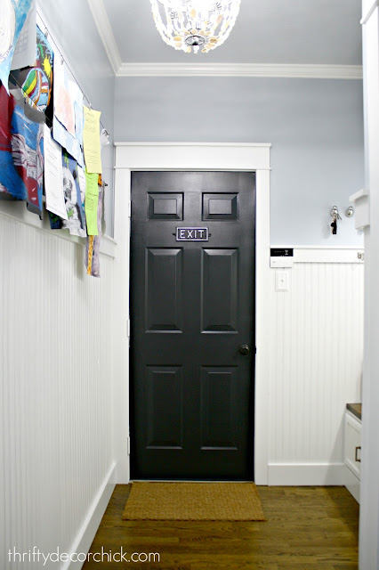 Black interior doors