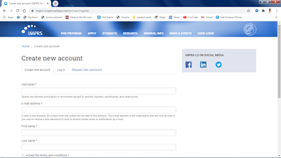 CREATE ACCOUNT