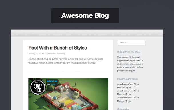 Awesome Blog