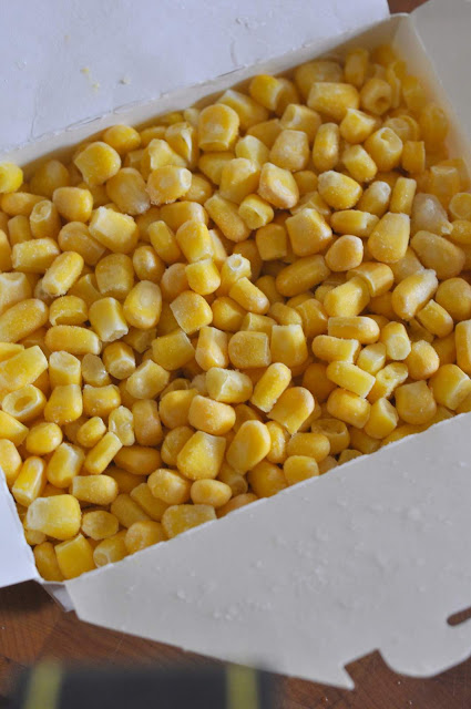 Box of Frozen Corn