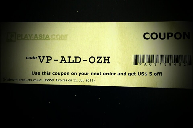 Play-Asia's coupon