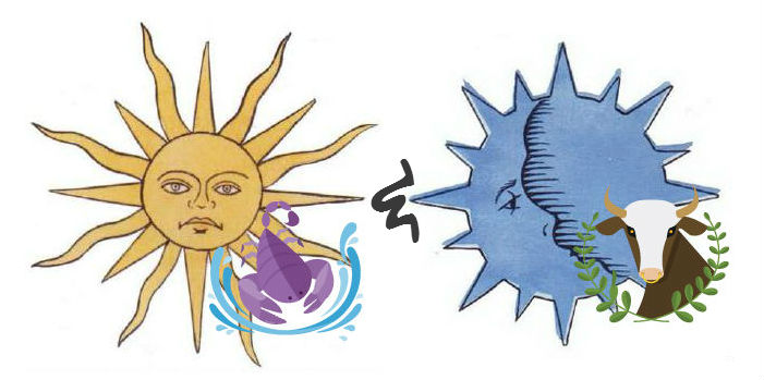 Sun in Scorpio, Moon in Taurus