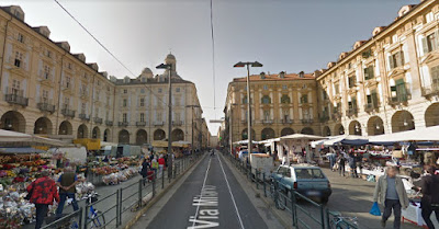 Vista da piazza della Repubblica Torino