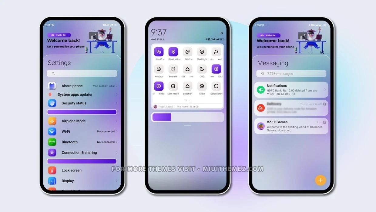 Glassmorph ui Lite MIUI Theme