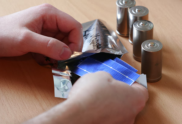 Solar Powered Rechargeable Battery Hack