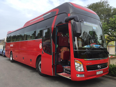 Giá cho thuê xe 35 chỗ ngồi tại Hà Nội đưa đón sân bây đi tỉnh