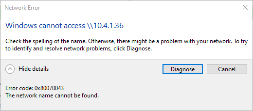 7 Cara Memperbaiki Windows Error Code 0x80070043 The Network Name Cannot be Found Saat Sharing Folder atau Printer