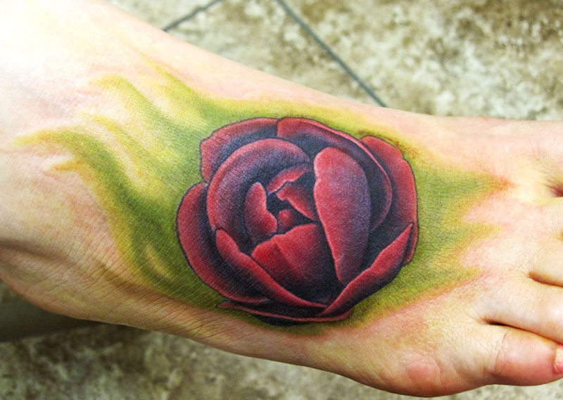 tulip tattoo. tattoos by Biggs!