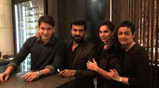 Ramcharan And Upasana at Namratha Birthday Party