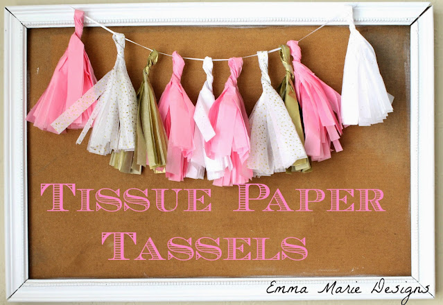 How to make tissue paper tassels