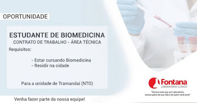 Laboratório Fontana contrata Estudante de Biomedicina em Tramandaí