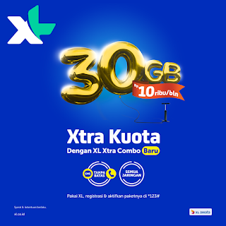 cara mengunakan xtra kuota xl 30gb