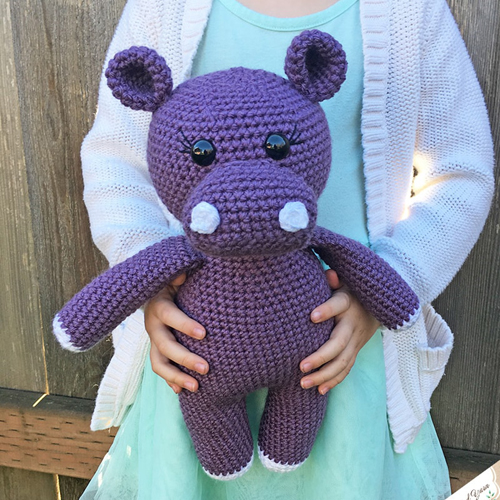 Amigurumi Hippopotamus - Free Crochet Pattern